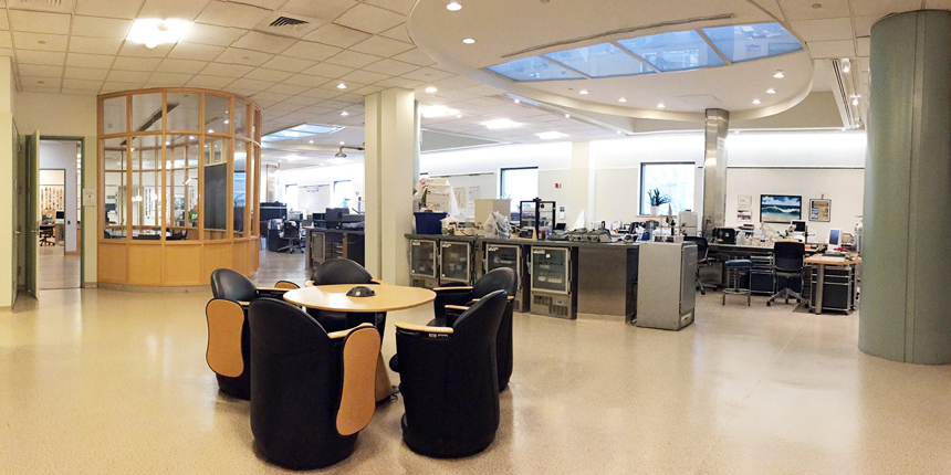 Inside the Keck Center